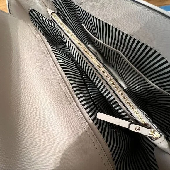 NWT Kate Spade Cameron Street Zooey Tote Purse Shoulder Bag Tusk Black T… - Picture 15 of 16